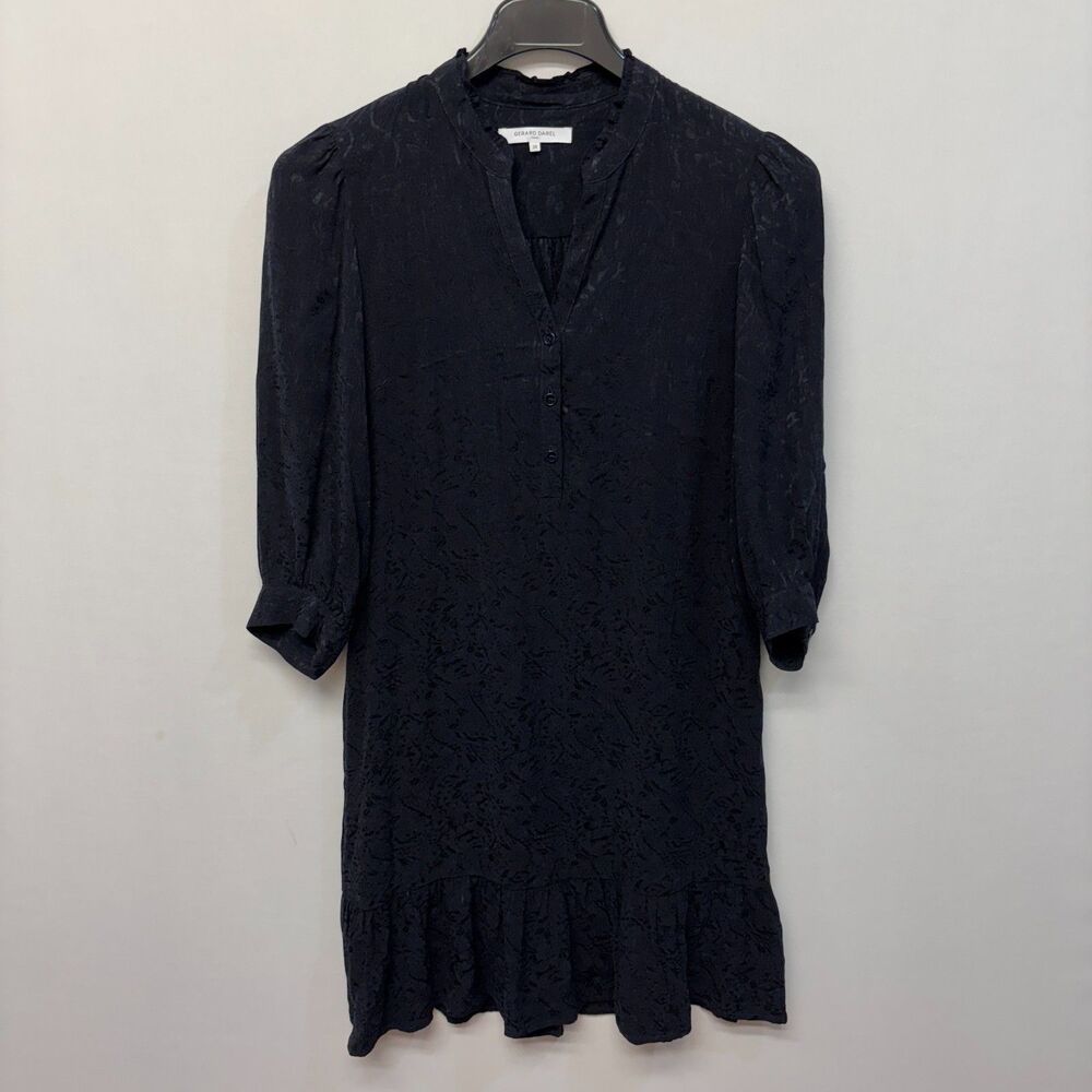 Gerard Darel Paris Women Dress Size 36 Black D018 -4